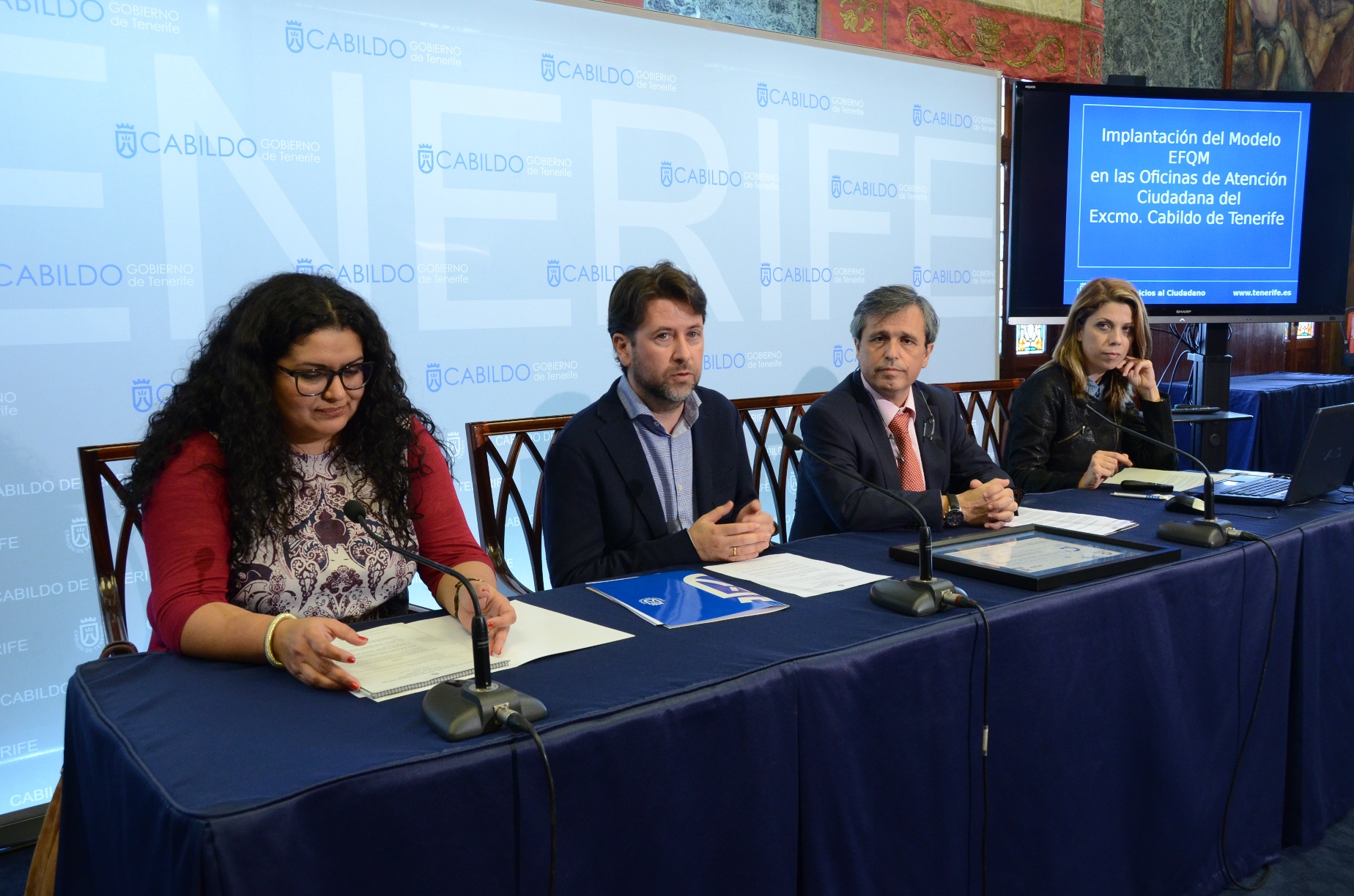 Entrega Sello EFQM Cabildo de Tenerife