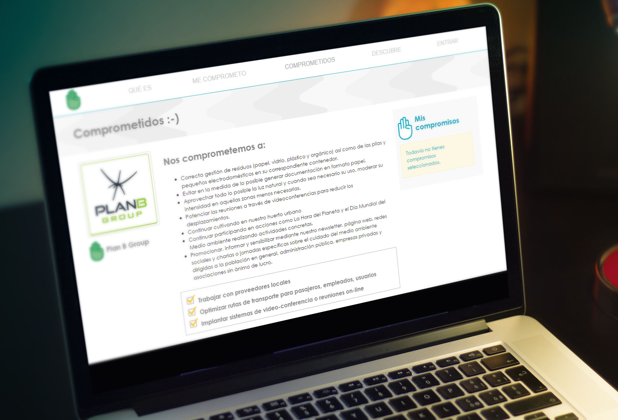 Plan B Group compromiso 1 millón por el clima mbpr