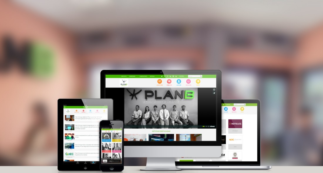 Plan B Group estrena nueva web Plan B Group